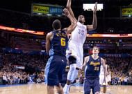 Durant scored 51 to lift OKC past Nuggets. Credit: Thunderousintentions